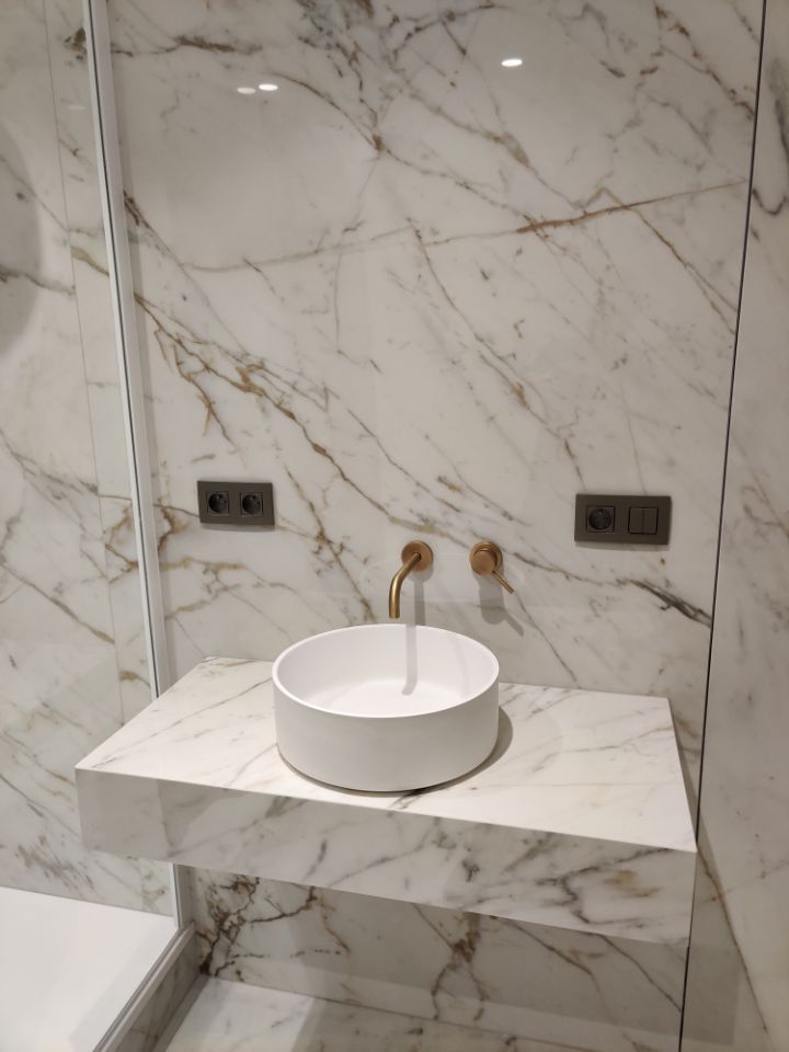 Badkamermeubel marmer