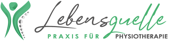 Ein Logo für ein Unternehmen namens Lebensquelle Praxis für Physiotherapie