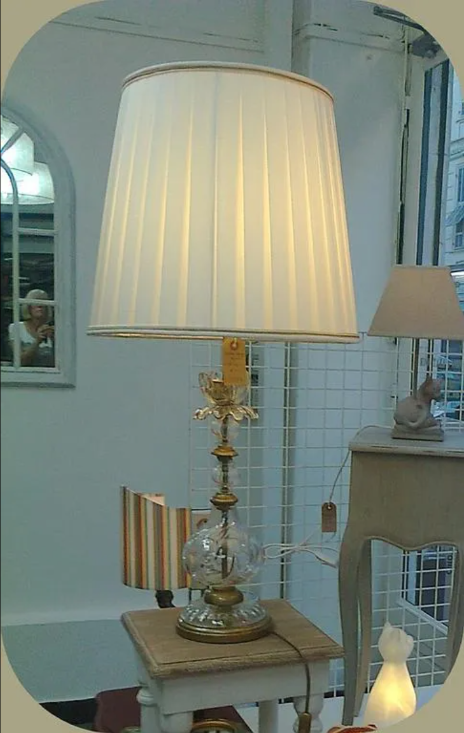 Abat-jour plissé espacé