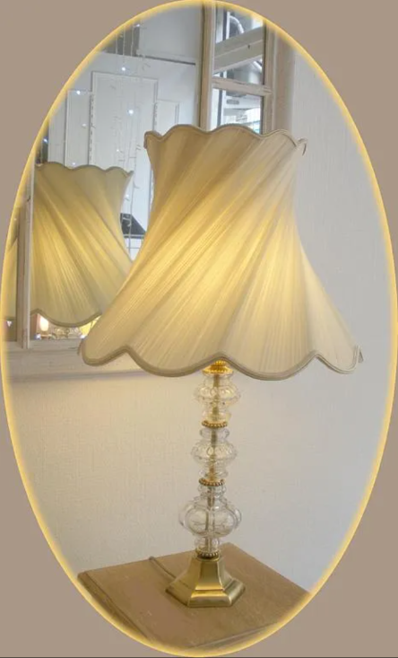 Coup de vent festonné mousseline de soie