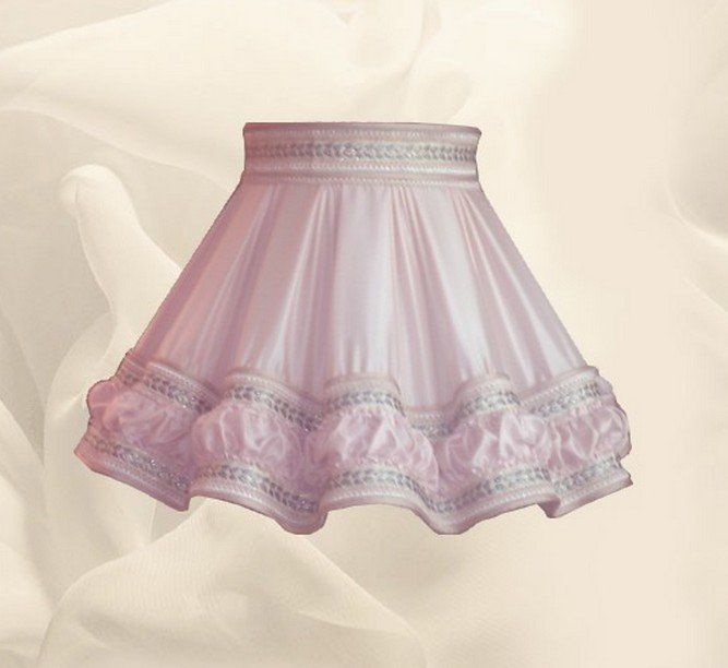 Abat-jour ondulé parisien bande bouillonnée