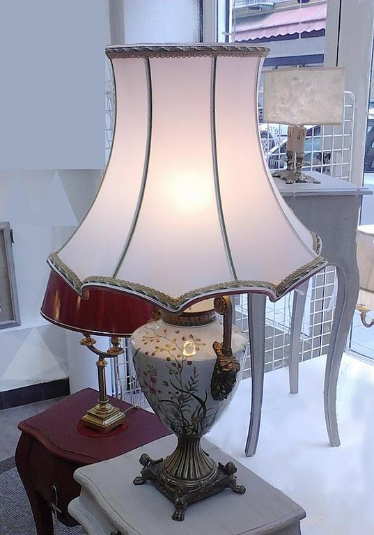 Pagode festons inversés sur Potiche Napoléon III