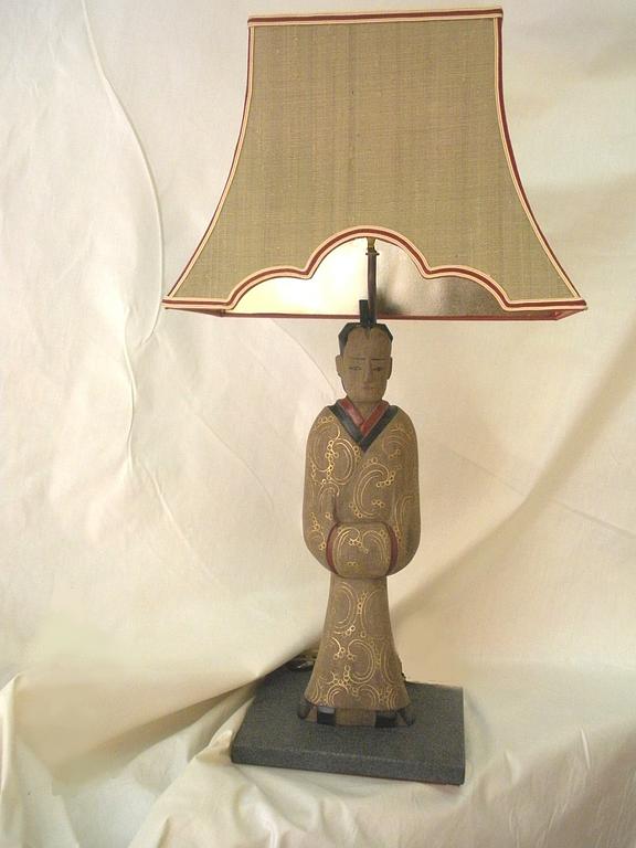 Pagode rectangle à fenêtre tissu soie sur PVC or