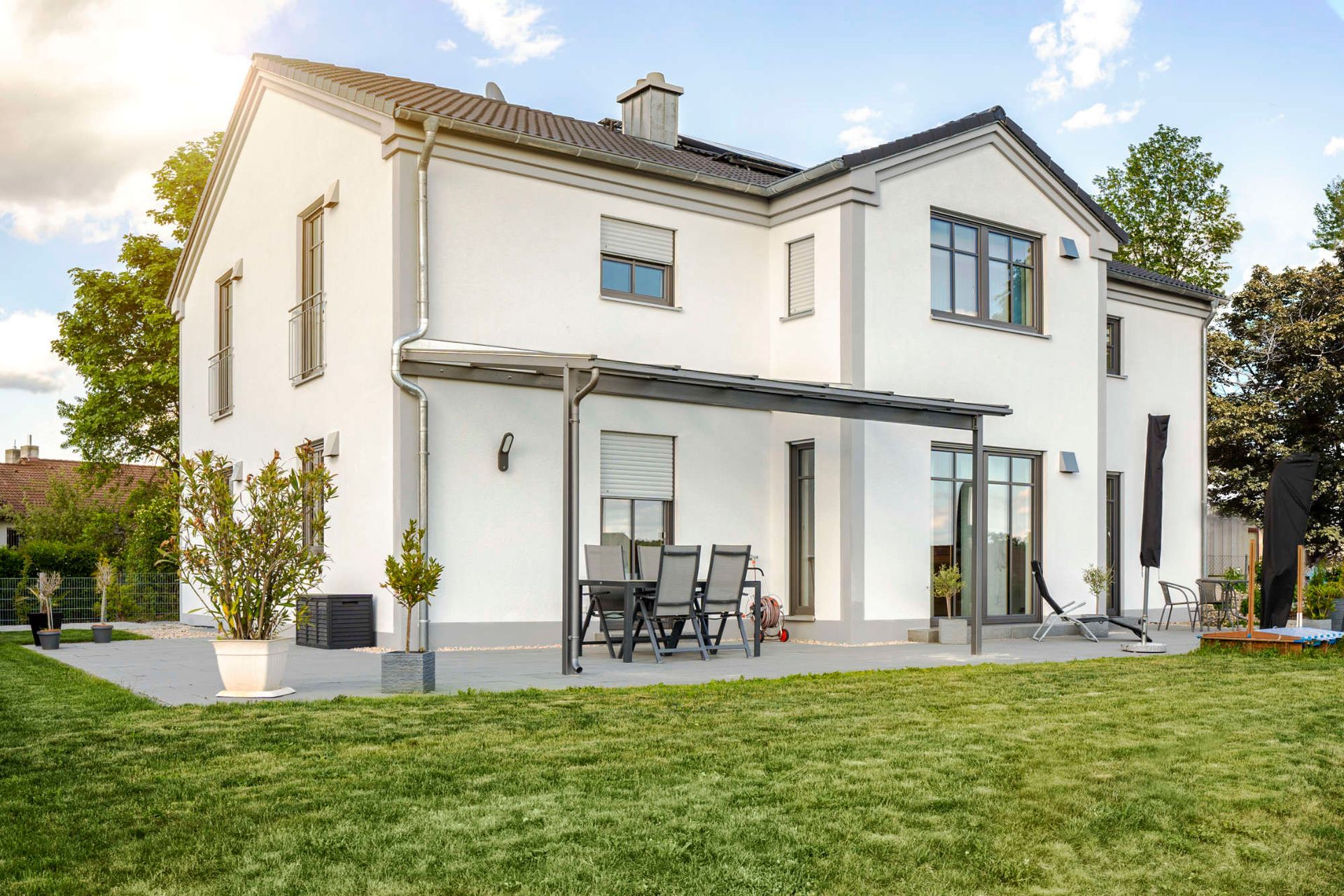 Nachträglicher Anbau von Terrassenüberdachungen