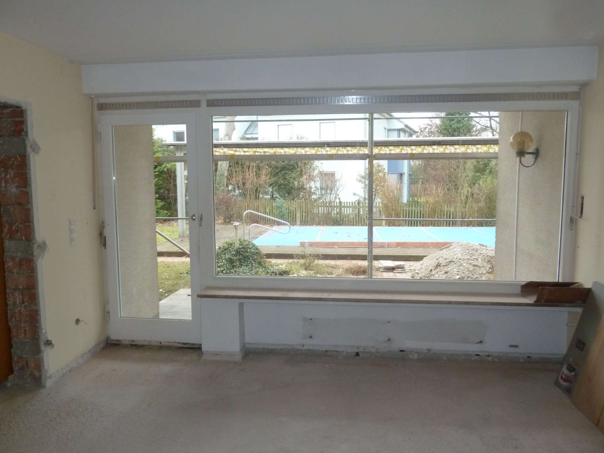 Renovierung und Kernsanierung eines alten Gebäudes – Ansicht vorher Innen