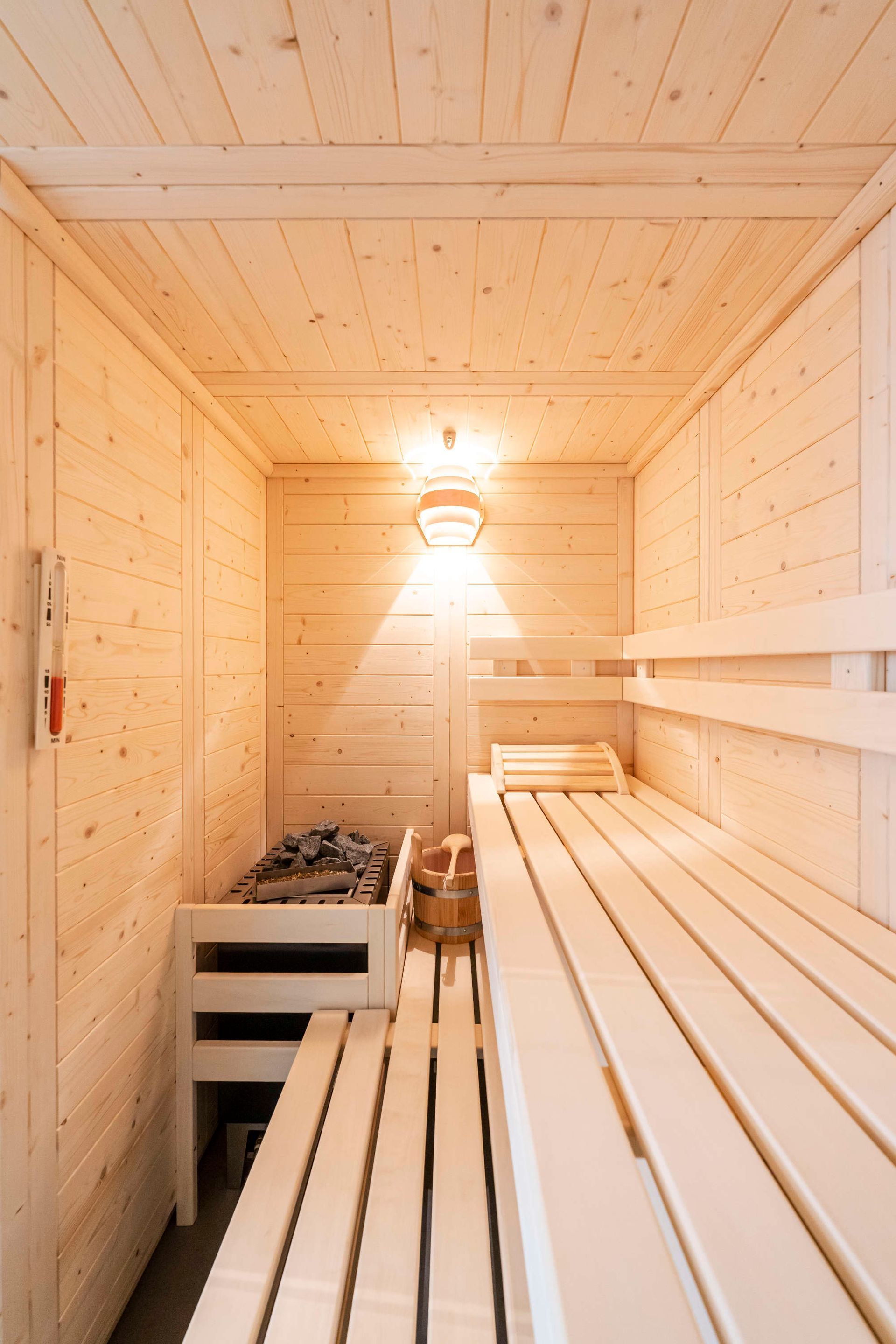 Anbau einer Sauna im Badezimmer