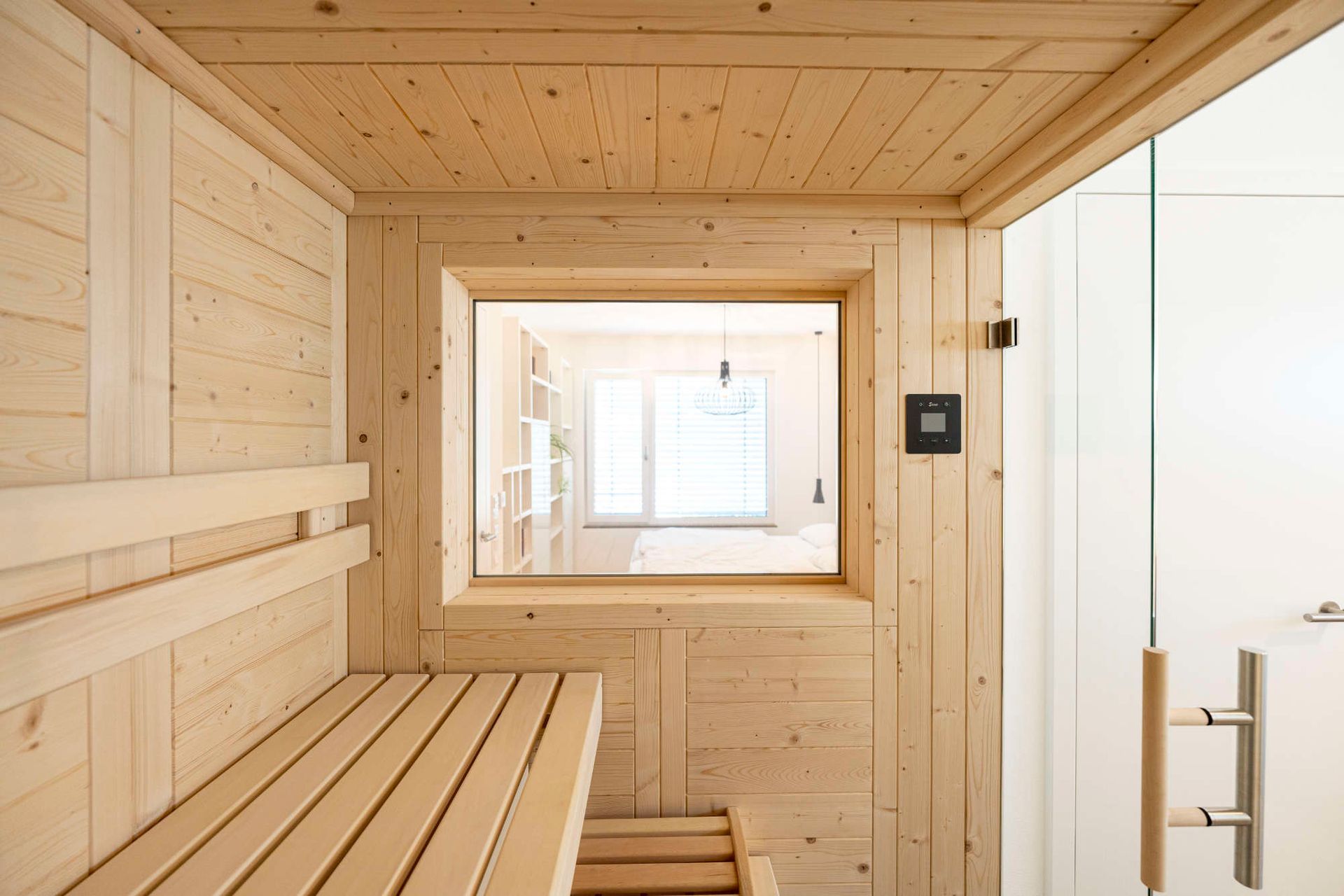 Anbau einer Sauna im Badezimmer