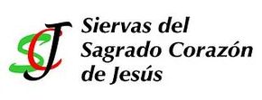 A logo for siervas del sagrado corazon de jesus