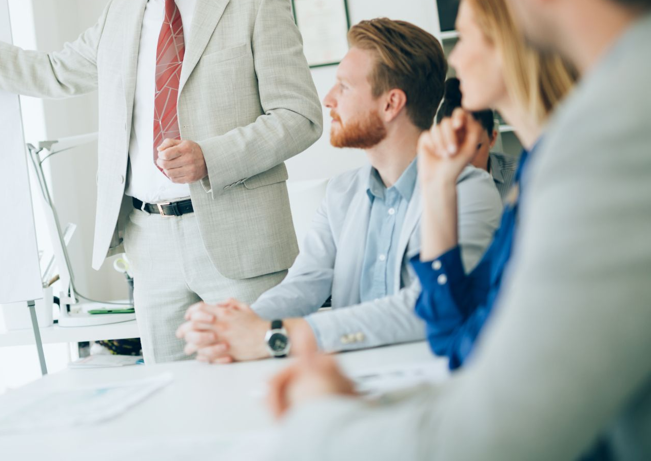 Menschen in einem Meeting