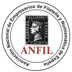 El logotipo de anfil es un círculo con una imagen de una mujer con una corona.
