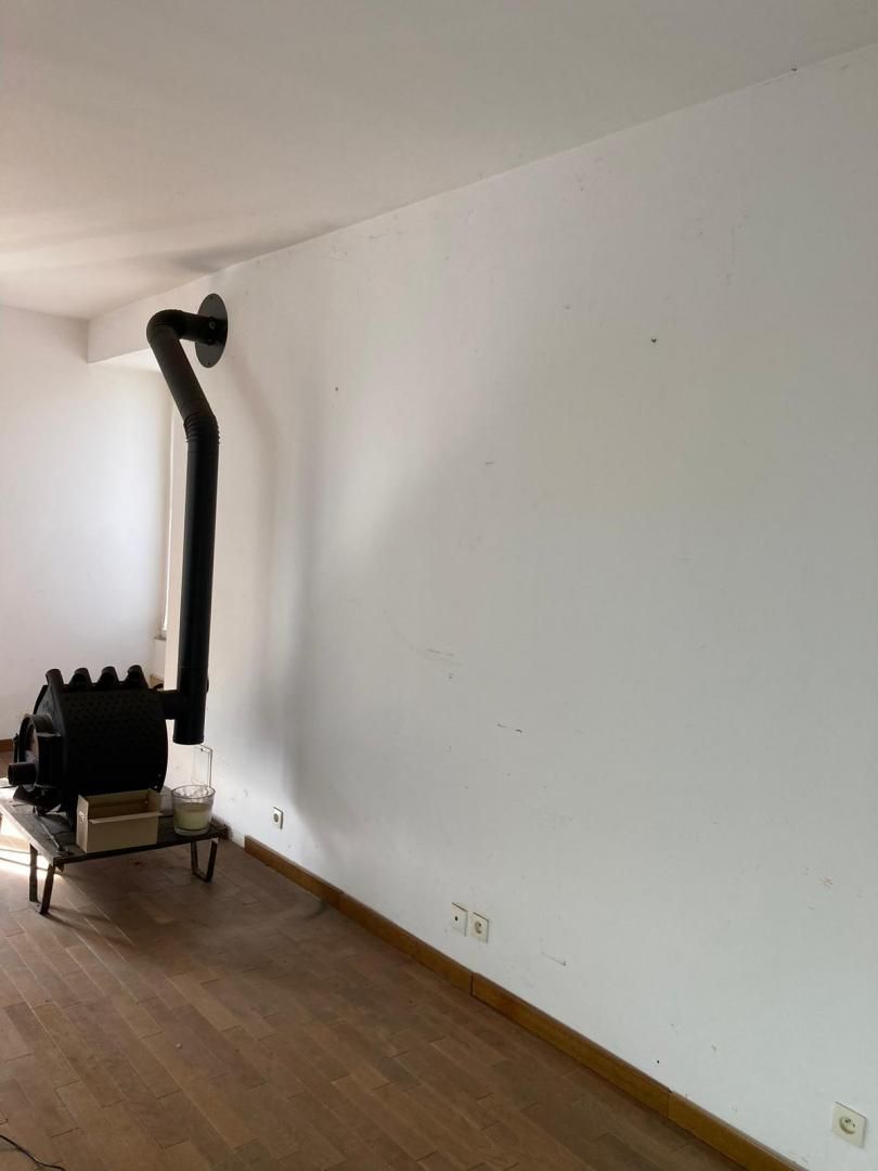 Pièce repeinte en blanc