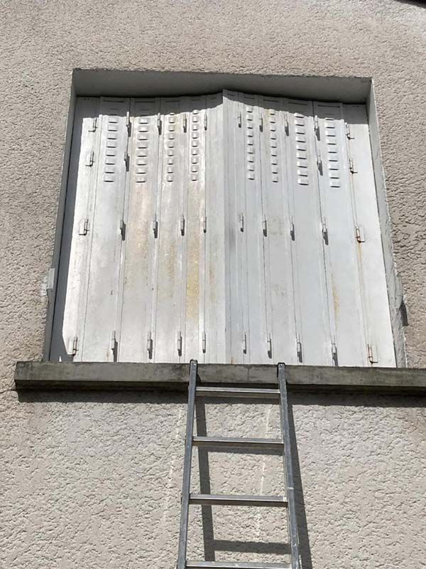 Avant peinture de volets