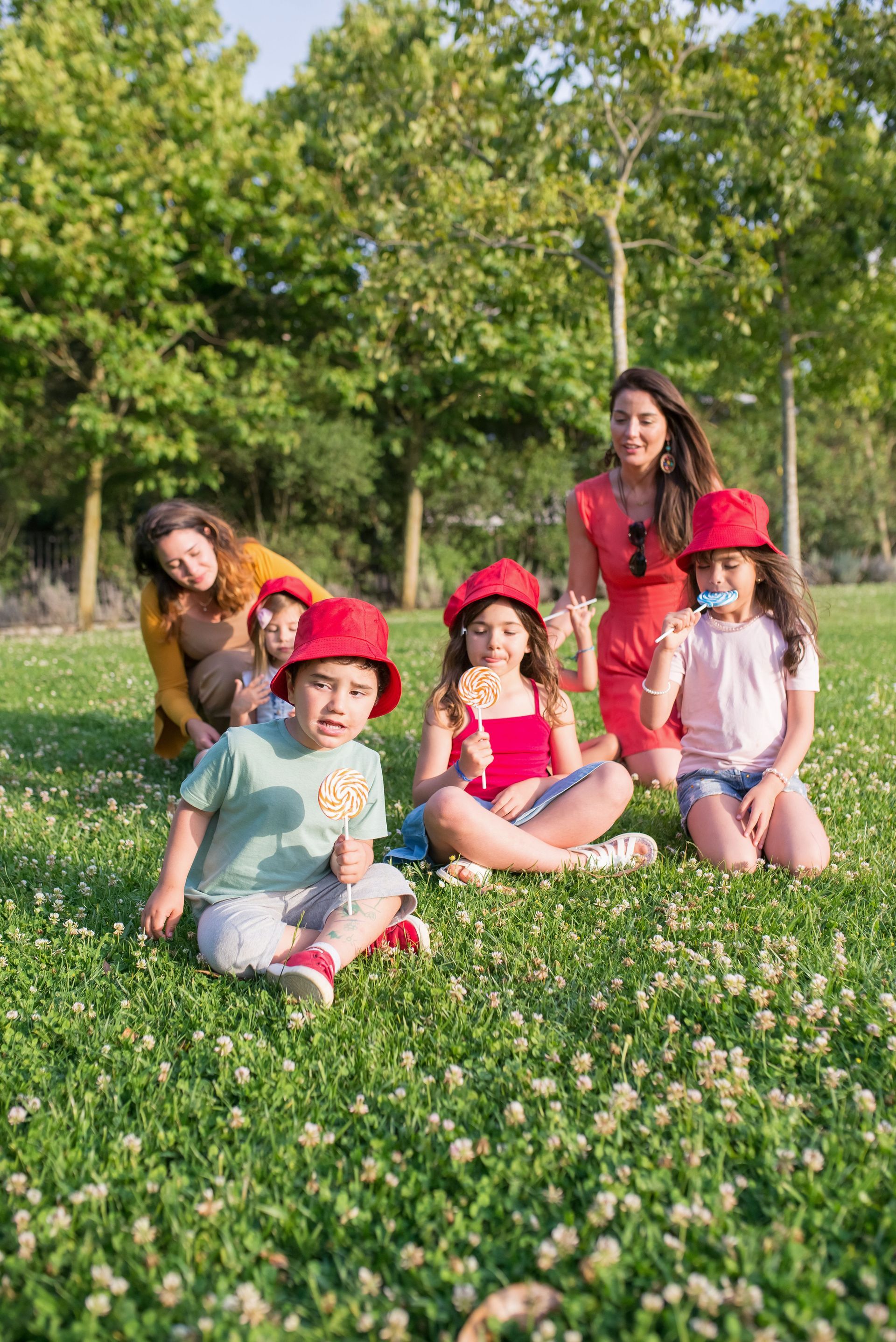 Children enjoying a summer day out in York
