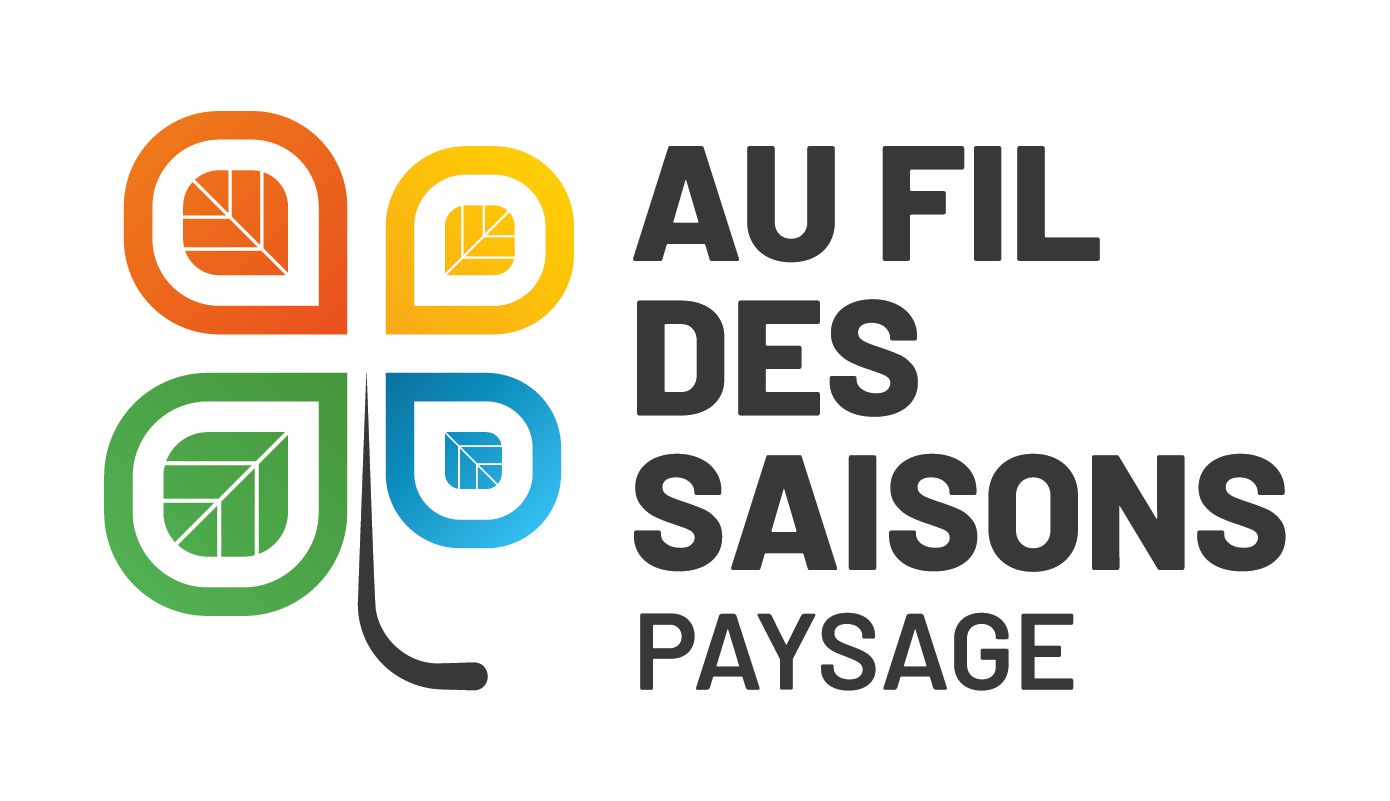 Logo de l'entreprise au fil des saisons paysage