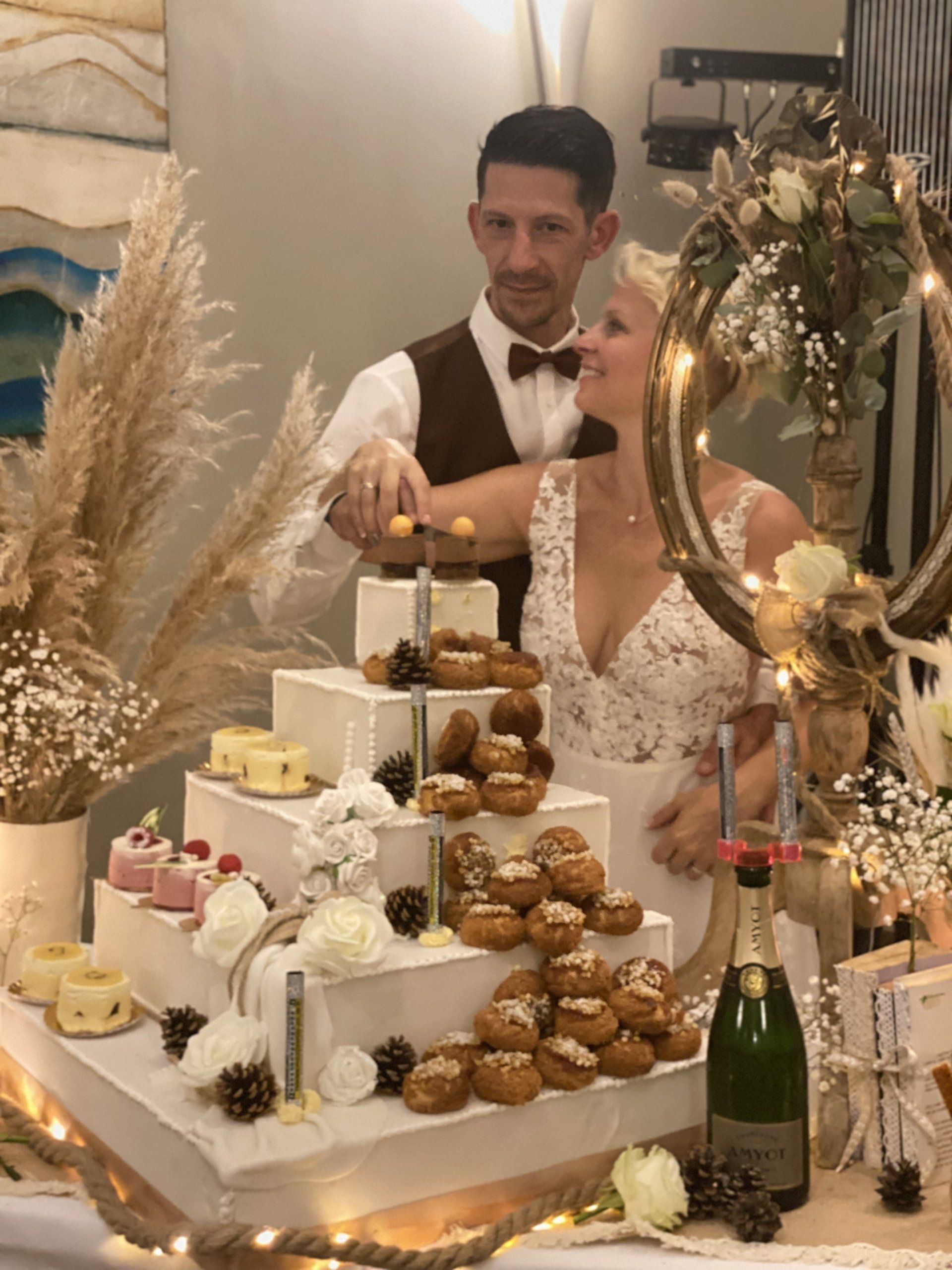 Pièce montée - mariage - Bonnieu Traiteur