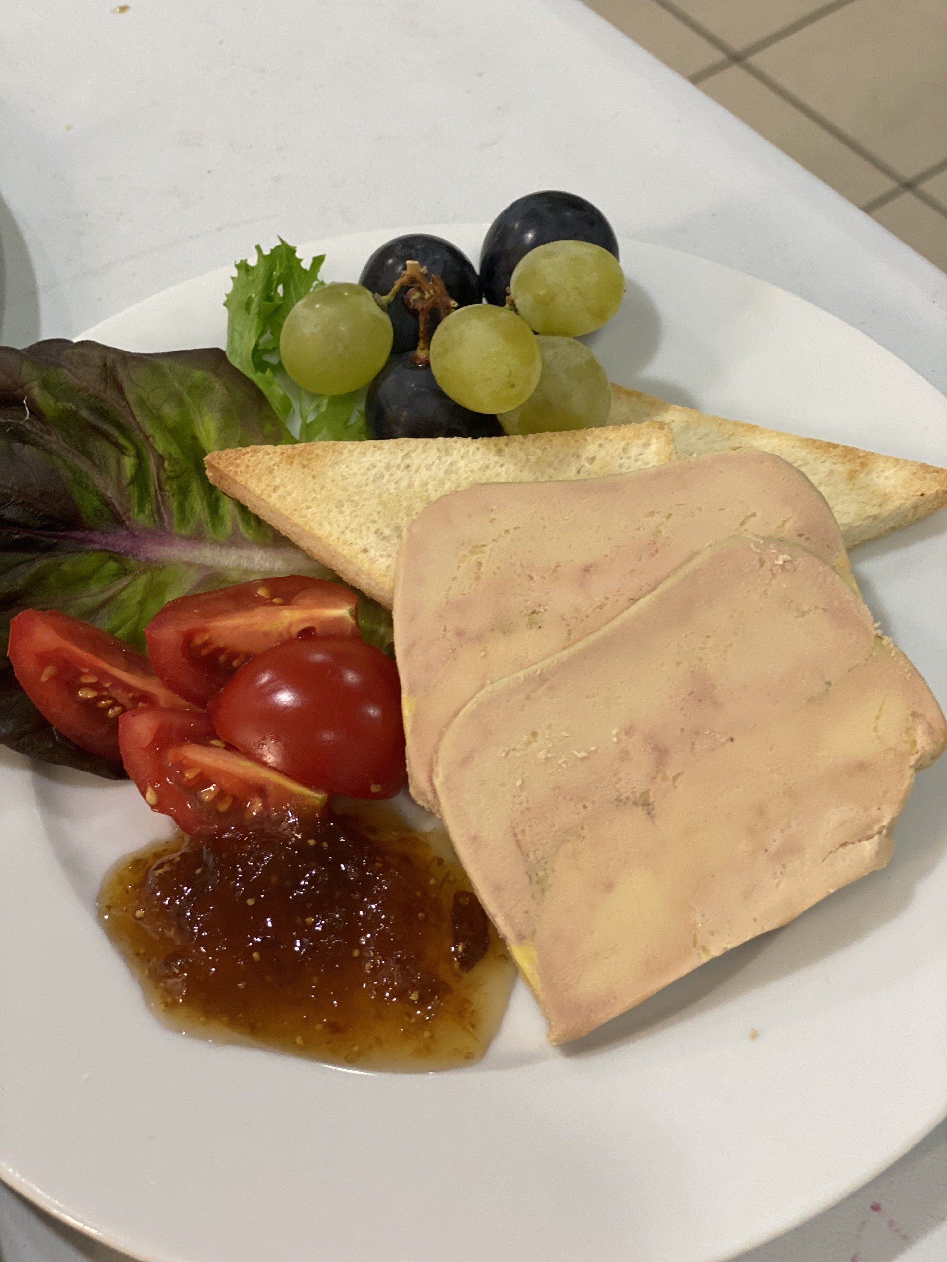 Terrine de foie gras Chutney de figues