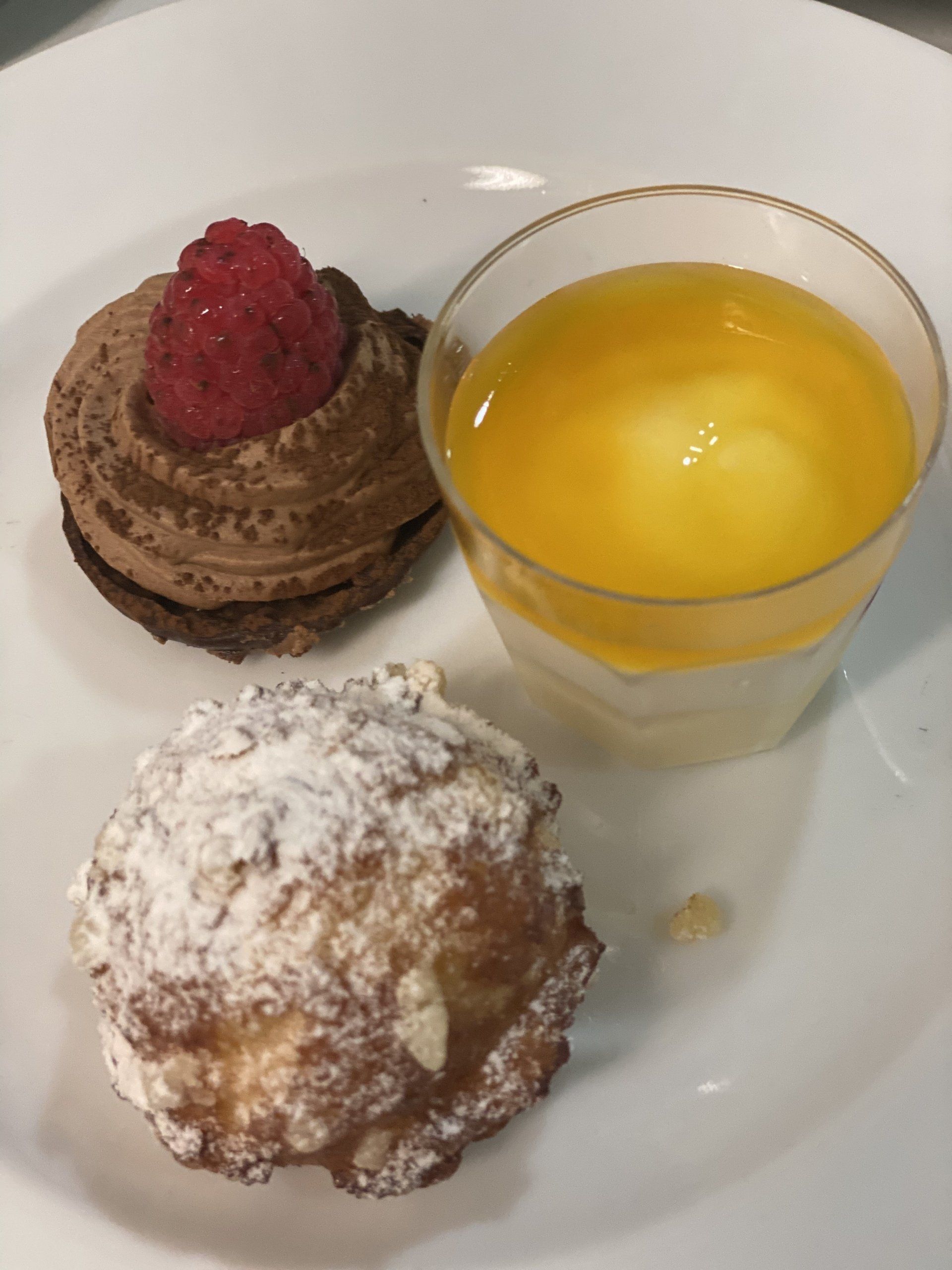 Trilogie de desserts