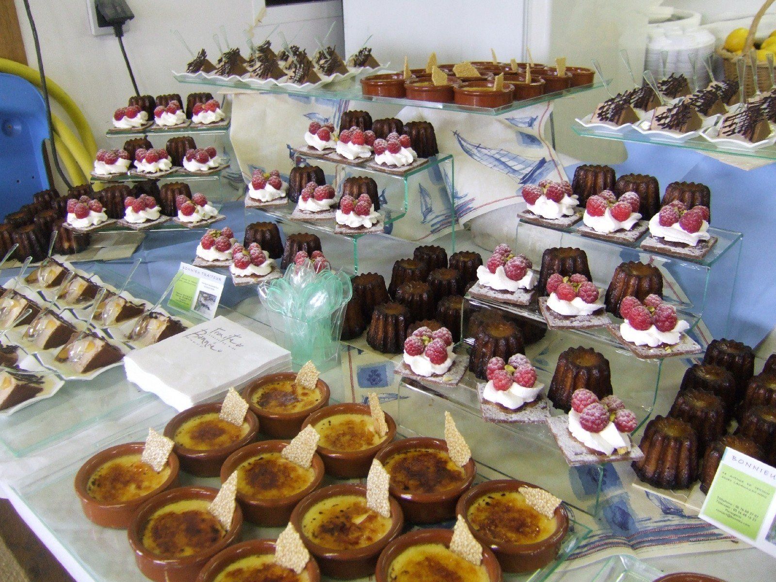 Estrade de desserts par Bonnieu Traiteur