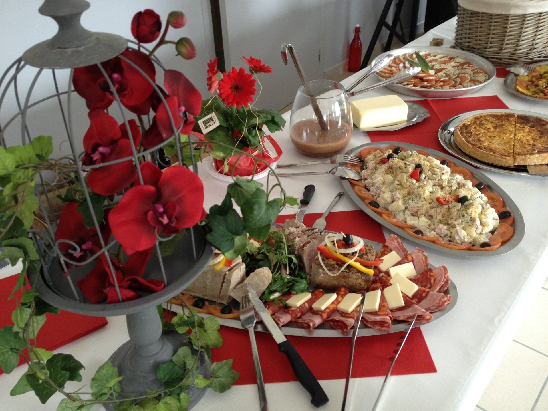 Buffet froid et décoration par Bonnieu Traiteur