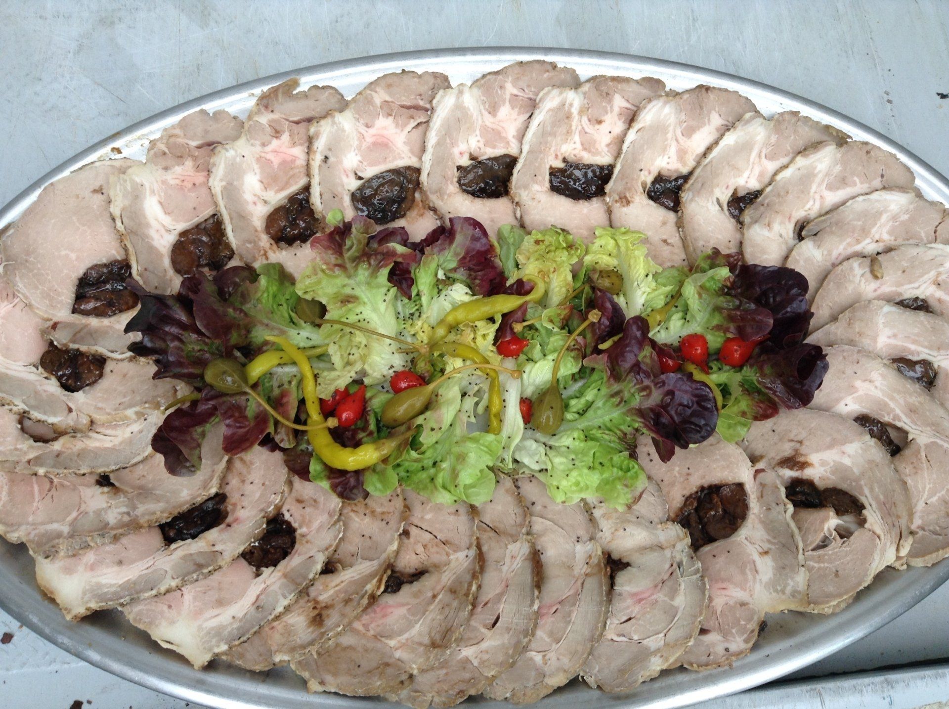 Plateau rôti de porc par Bonnieu Traiteur