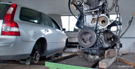 Garage automobiles - Levage moteur