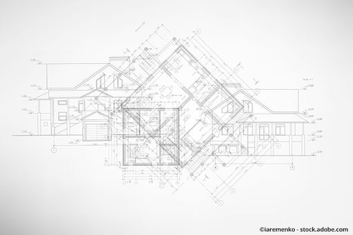Grundriss eines Hauses