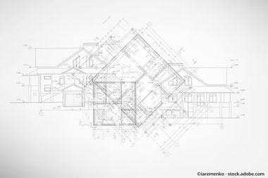 Grundriss eines Hauses