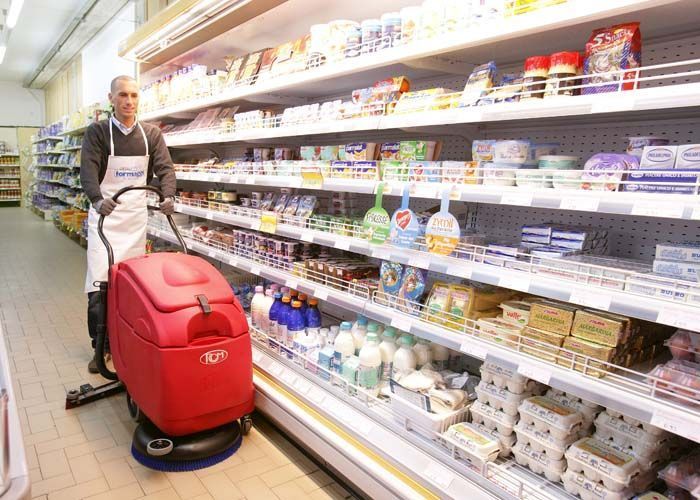 Lavasciuga uomo a terra