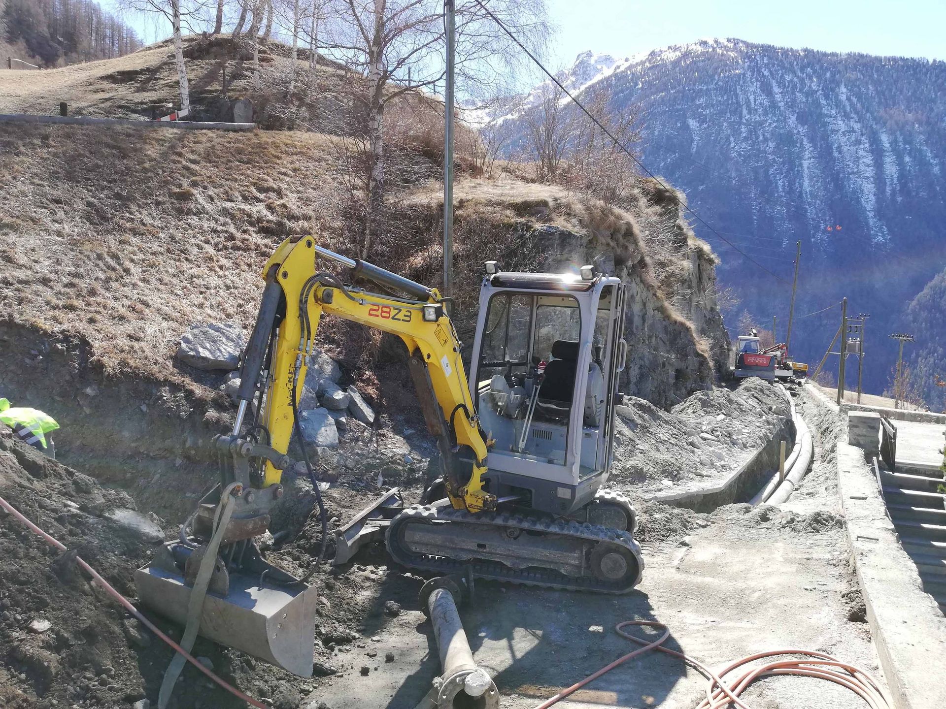 Tiefbau Leitung - Gsponer AG Bauunternehmung
