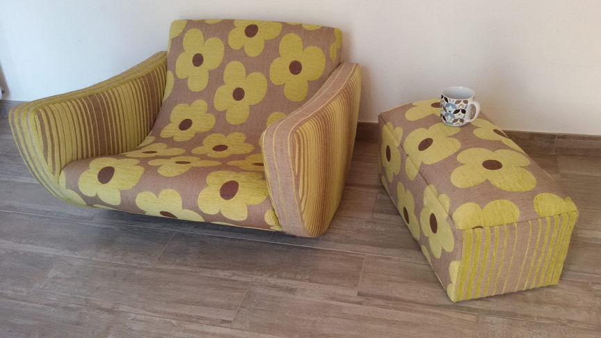 Fauteuil design seventies