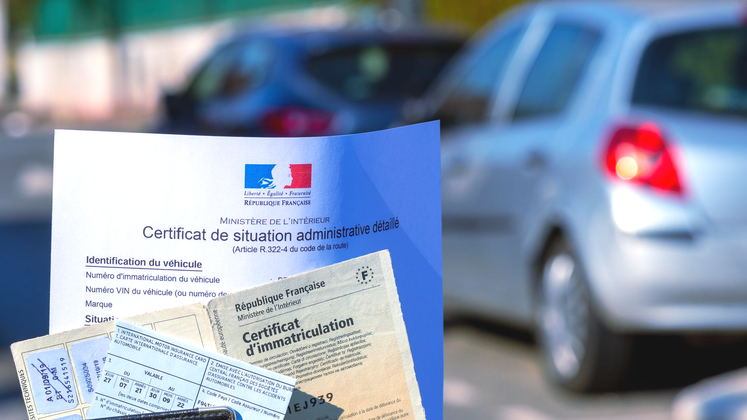 Vers la page Immatriculation de véhicule.