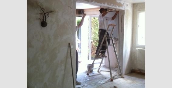 agrandissement de salon & cuisine