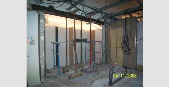 Création d'un passage dans un mur porteur