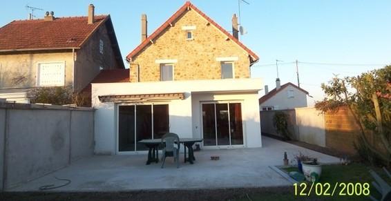 Terrasse dalle béton  prés à carreler