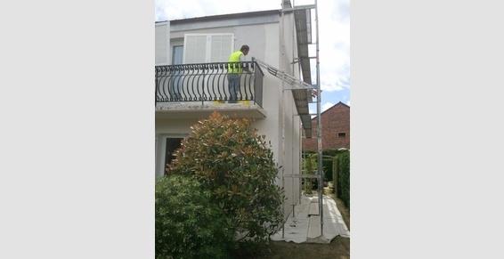 Rénovation de façade d'une maison