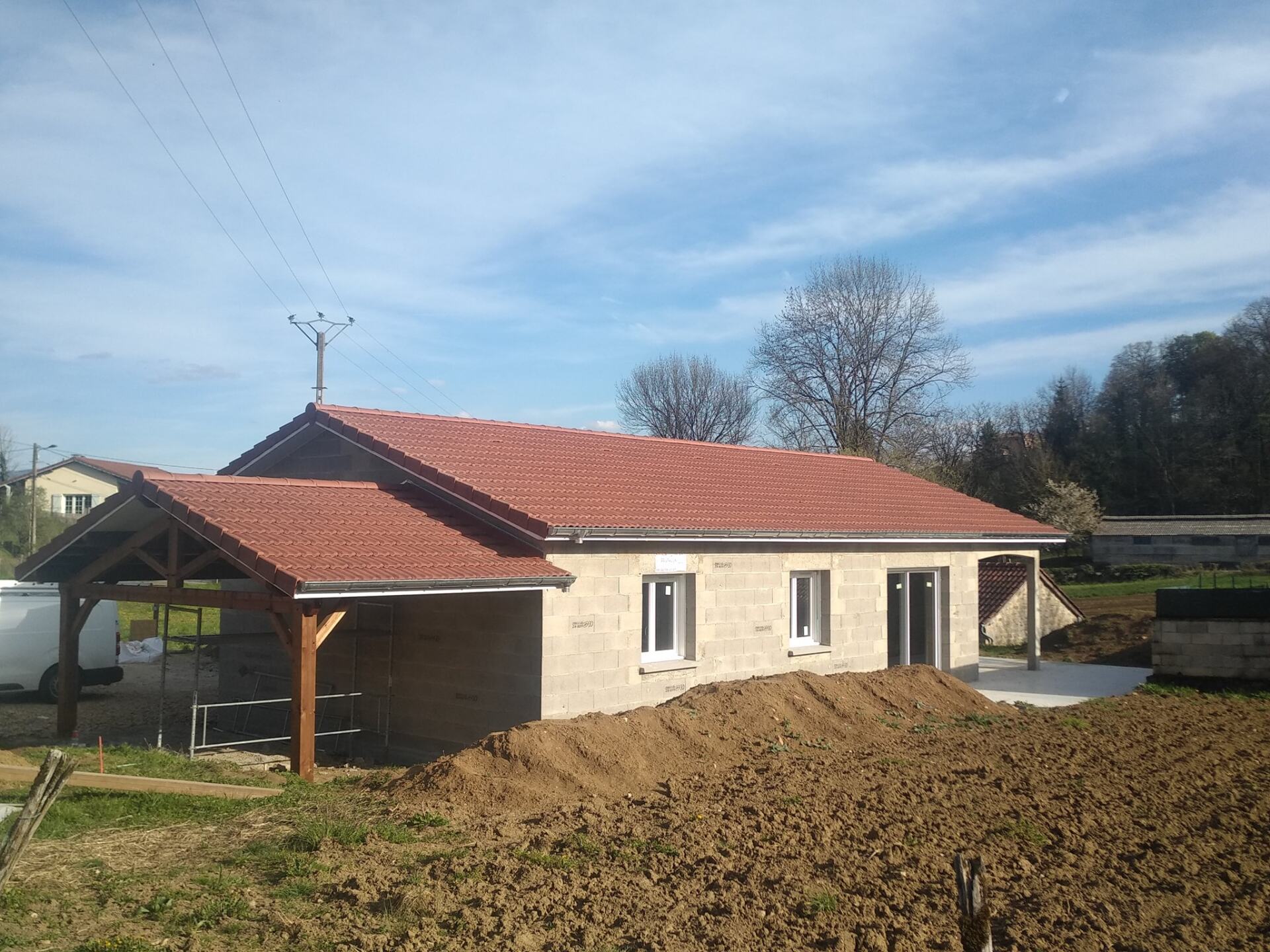 Travaux de toiture après