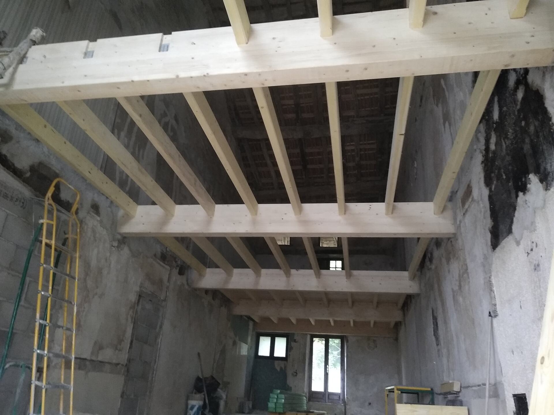 Travaux de combles avant