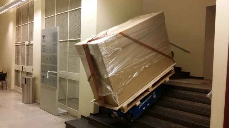 pianonkuljetusta