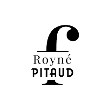 Logo Royné Pitaud en noir et blanc avec lettrage stylisé