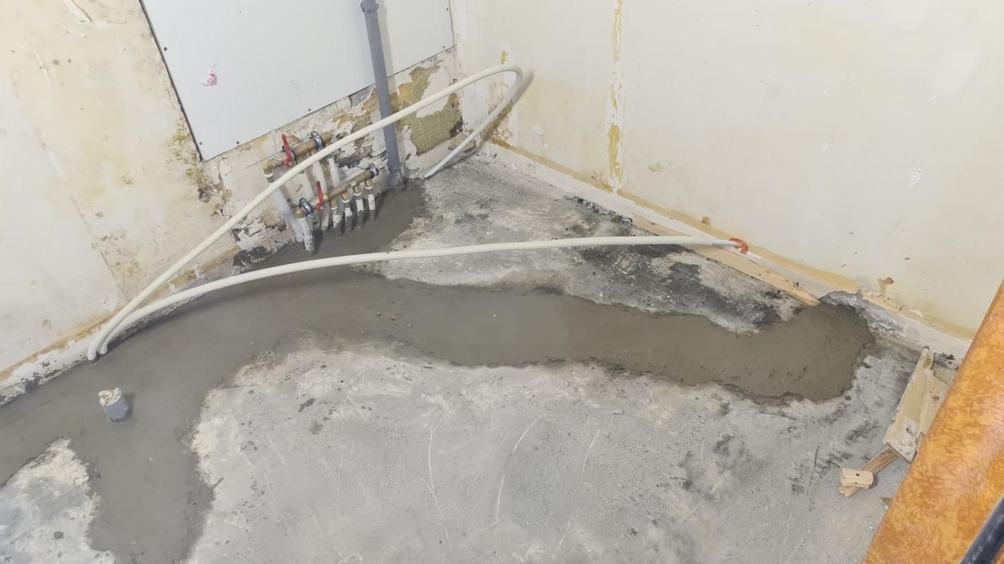 Dégâts des eaux dans un sous-sol