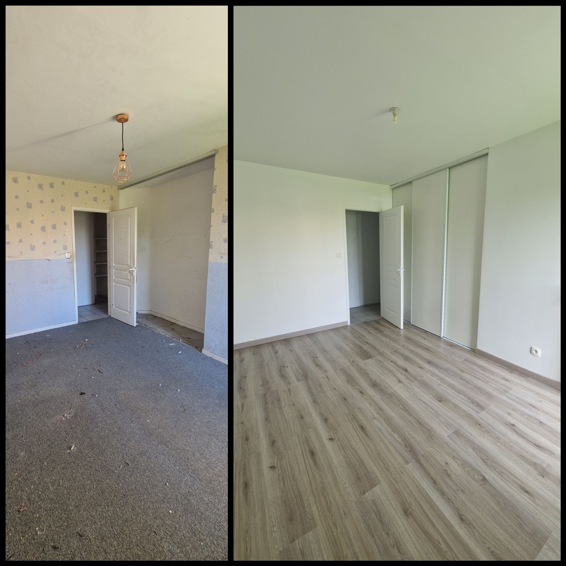 Avant/Après parquet