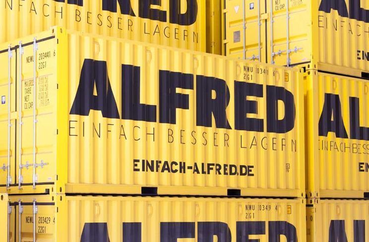 Bild Einfach Alfred Container Berlin Lagerung