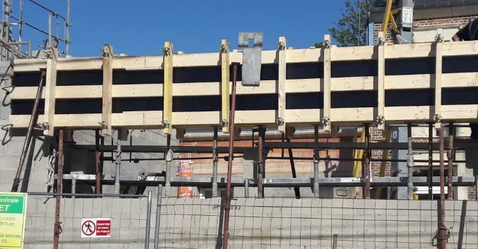 Coffrage d'une poutre