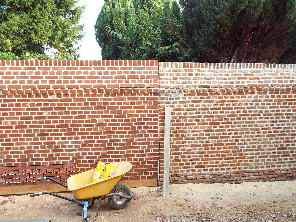 Construction de mur
