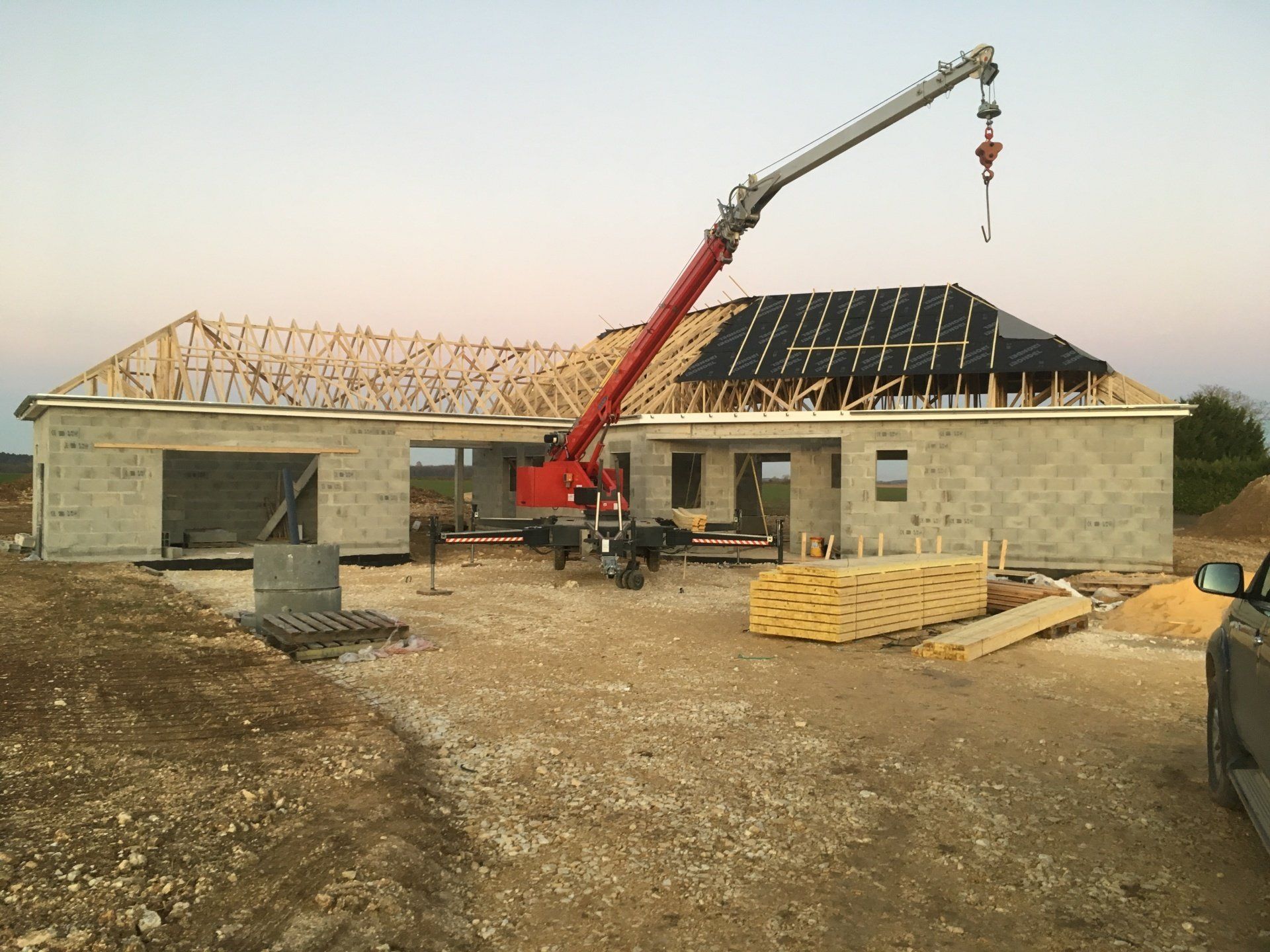 Toiture d'une maison