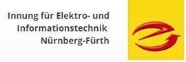 Logo for Innung für Elektro- und Informationstechnik Nürnberg-Fürth, featuring a red 