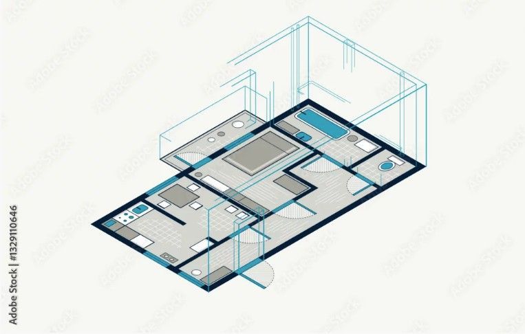 Badezimmer mit weißem Waschbecken, Chromhahn, Spiegel und Toilettenartikeln auf einer weißen Arbeitsplatte.