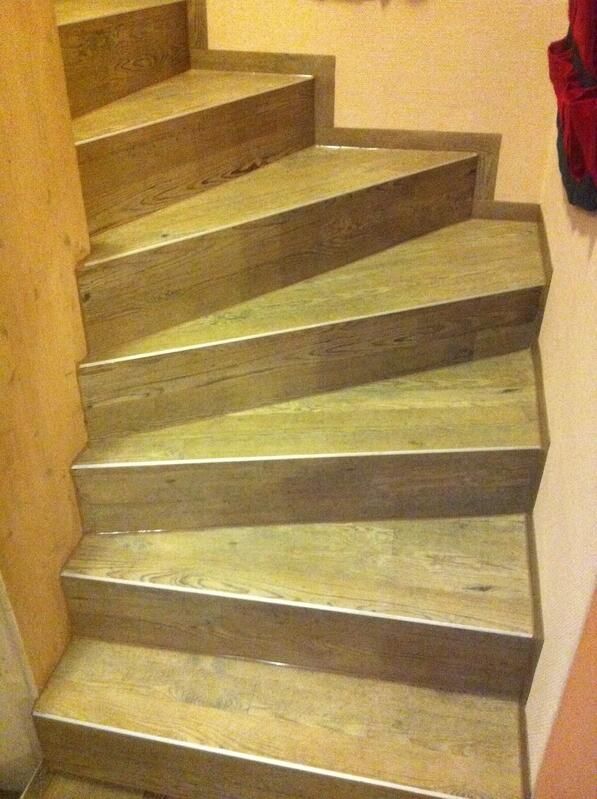 Treppe Bodenverlegung