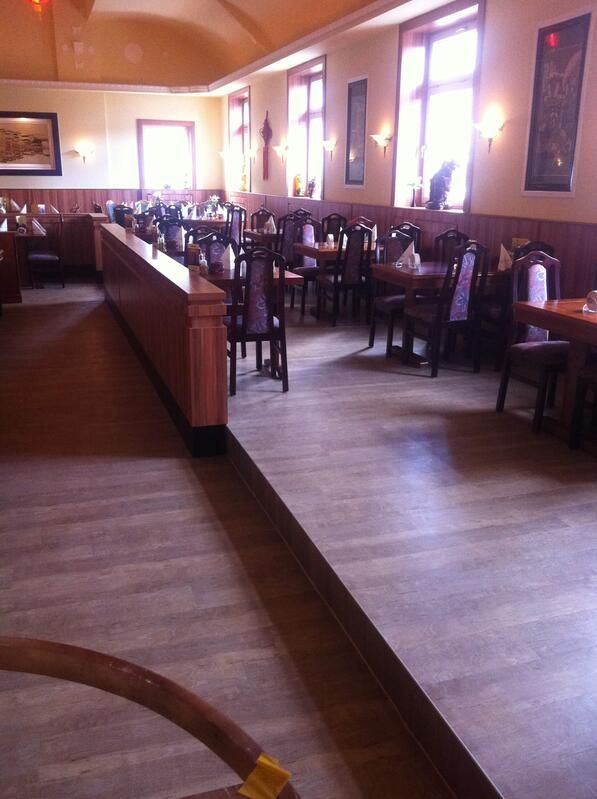Restaurant Bodenverlegung