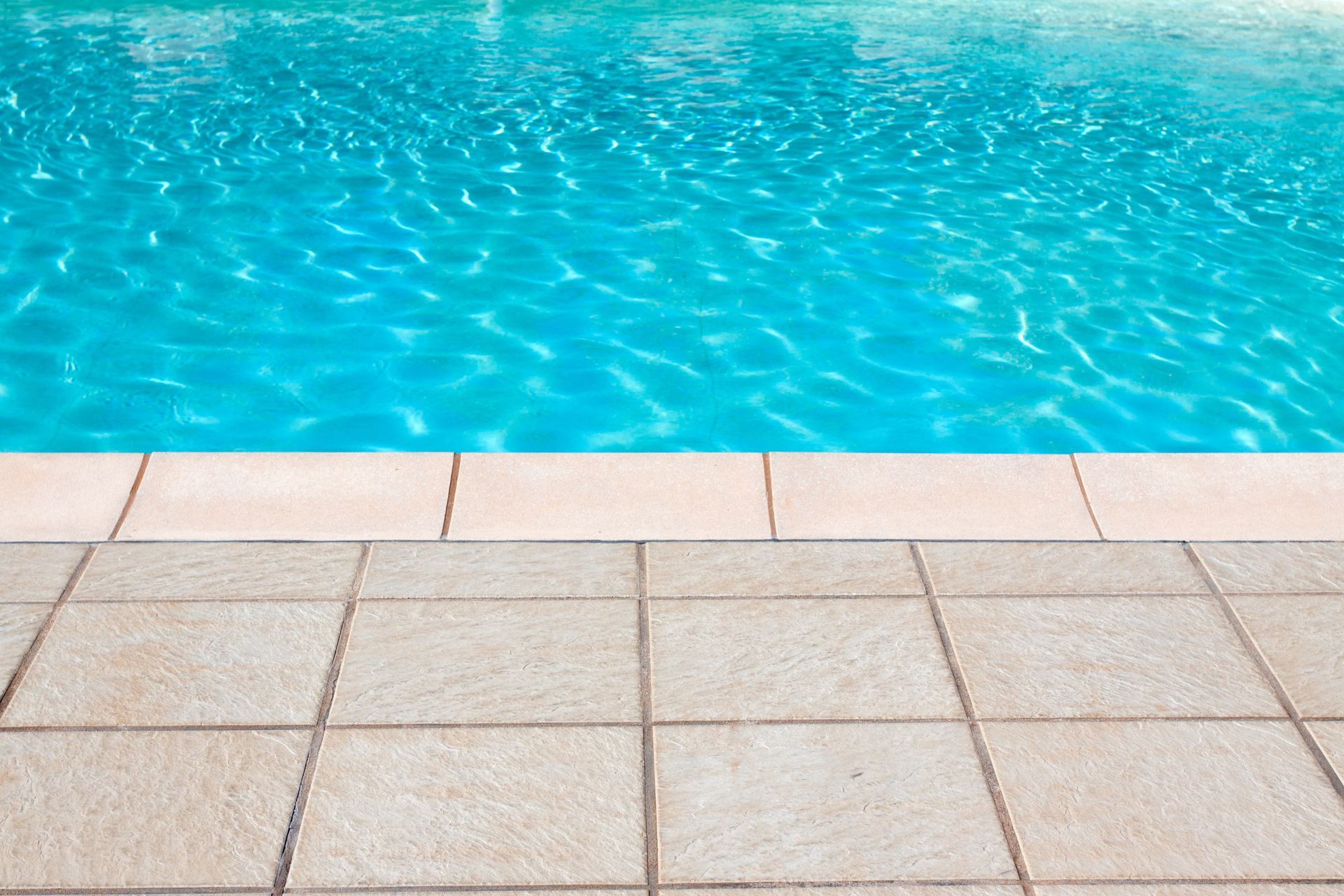 Dallage et piscine